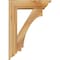 Ekena Millwork Imperial Traditional Rough Sawn Bracket w/ Offset Brace, Western Red Cedar, 6"W x 20"D x 28"H BKT0604X20X28IMP01RWR - alternate 4